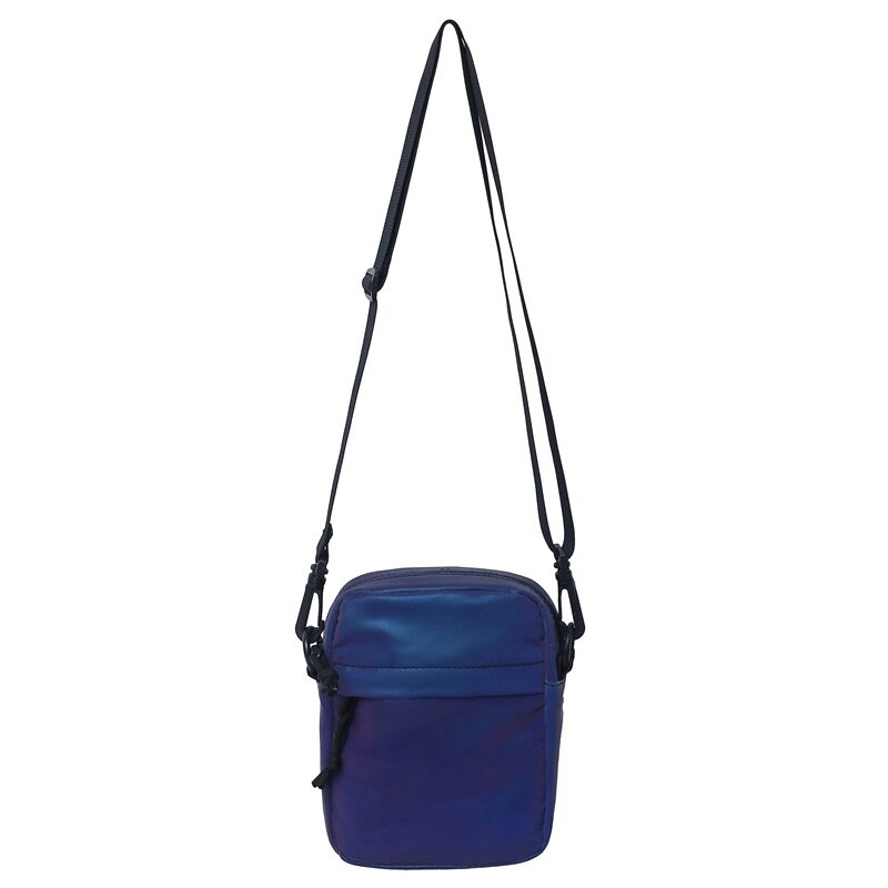 Unisex Nylon Reflective Shoulder Bags, Mini Messenger Bag, Bolsa de telefone, Casual, Zipper na moda, Personalidade, All-Match, Novo, Verão