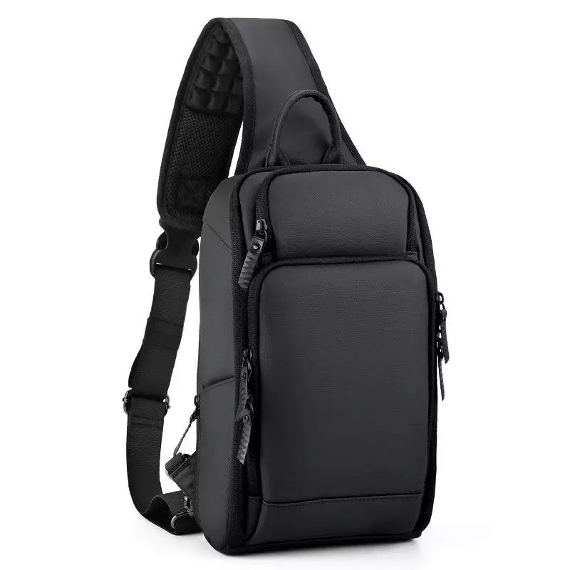 Нагрудная сумка через плечо с USB-зарядкой для мужчин, мужской спортивный мессенджер на плечо, водонепроницаемые Рюкзаки для коротких поездок
