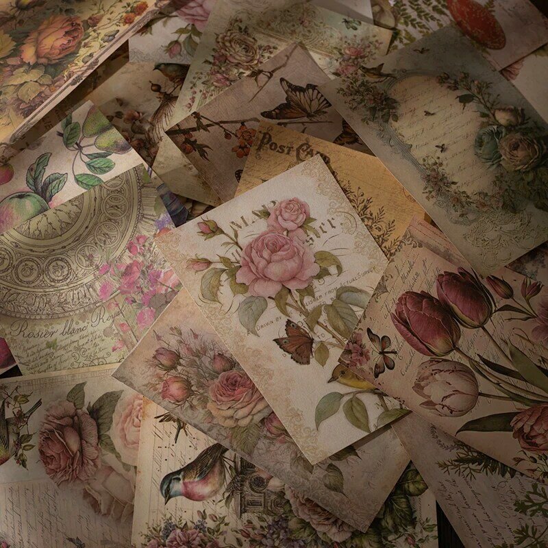 Yoofun สมุดติดรูปหนังสือพิมพ์ฉบับเก่า200ไม่ซ้ำสมุด Bahan dekorasi กระดาษเครื่องเขียนแบบทำมืออัลบั้มกระดาษ