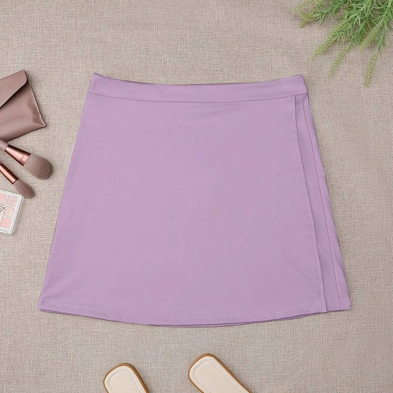 Lilac Mini Skirt korean clothes ladies Summer dress outfit korean style