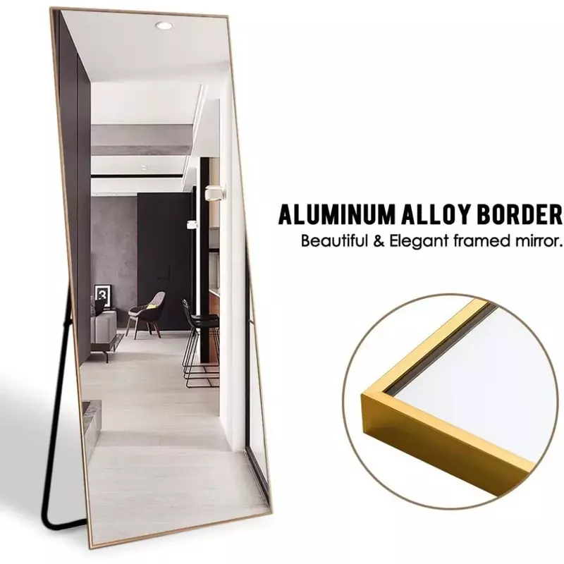Wall Mirrors for Full Body Room Floor Length Mirror Decoration Bedroom Large Big Home Standing Long Aesthetic Freight free