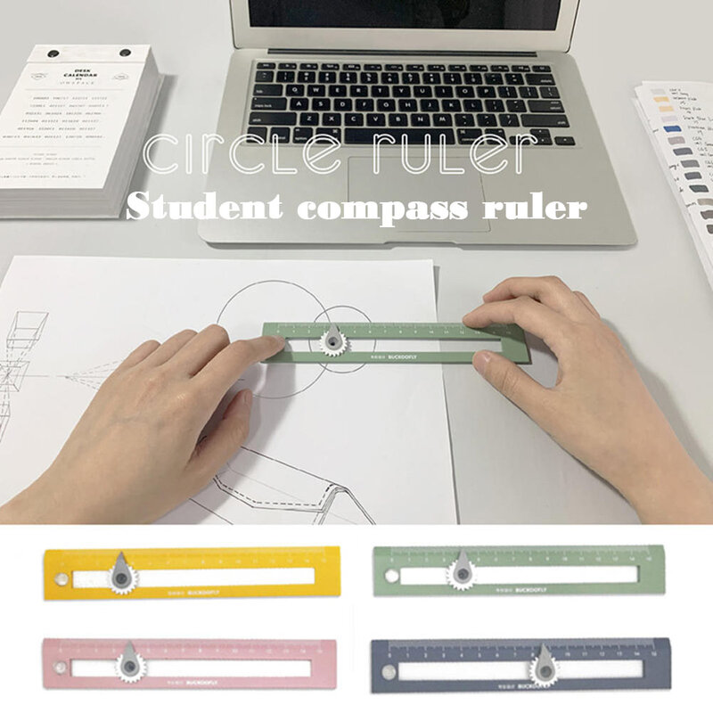 Student Kompasse Lineal kompakte einfache Lagerung Zeichen werkzeug für Mädchen/Jungen