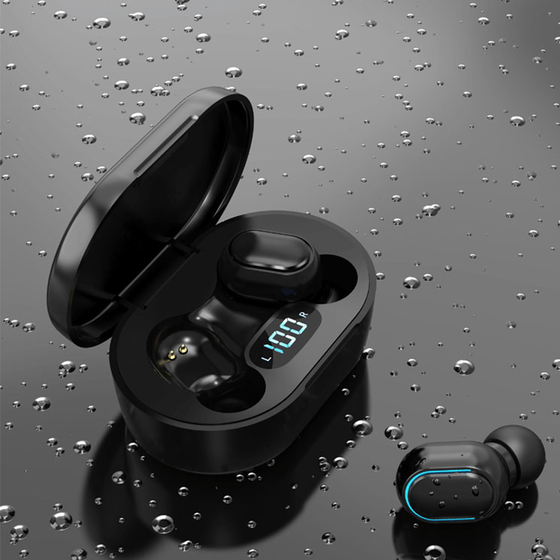 TWS słuchawki bezprzewodowe wodoodporne słuchawki 9D Stereo Bluetooth 5.1 Touch Cotrol LED słuchawki douszne słuchawki Quick-Charge