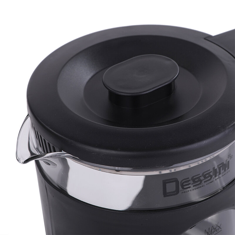 2L электрический чайник, кухонный прибор, чайник, черный цвет, 2000 Вт, мощная портативная водная горшка, функция автоматического отключения