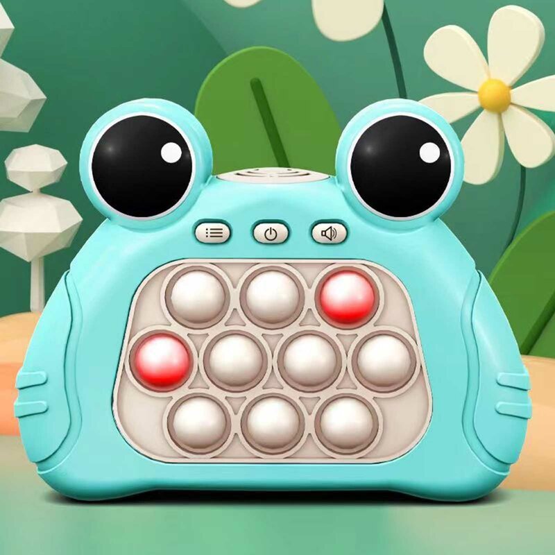 Quick Push Game Console Interactive Educational Sensory Fidget Game for Kids Adults Birthday Gift