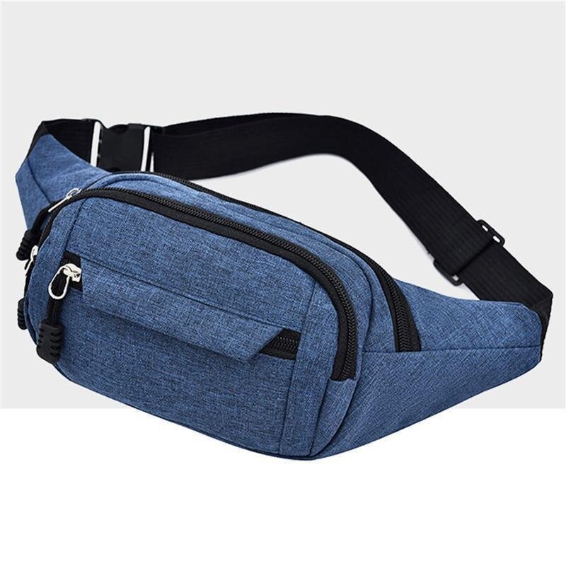 Fashion Unisex Chest Waist Bag Shoulder Bag Oxford Waterproof Unisex Fanny Pack Pouch Hip  Belt Bag Travel Purse