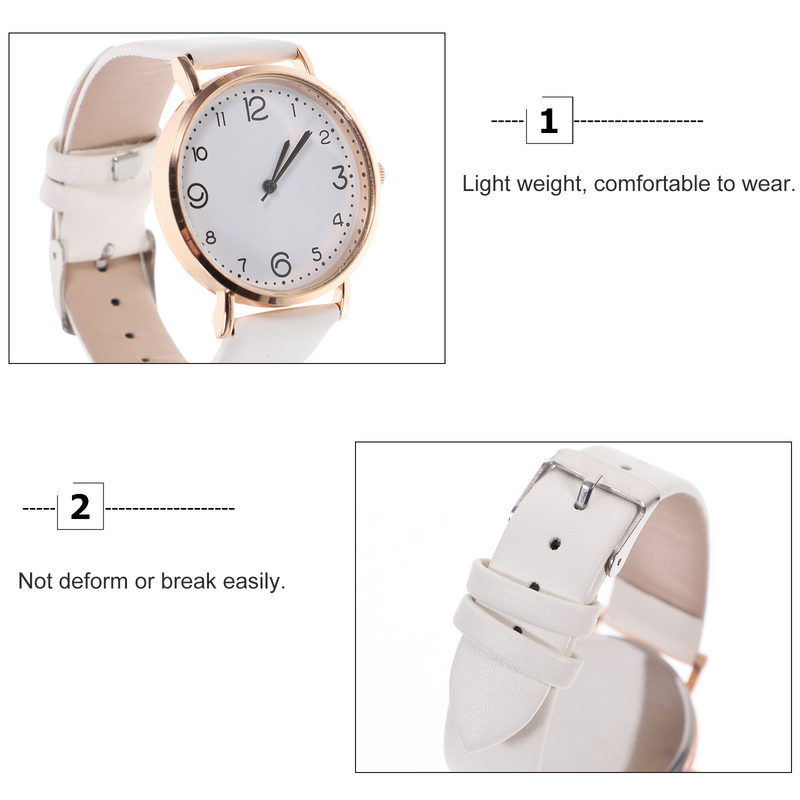 Relógios casuais simples femininos, Relógio de pulso clássico comercial, Moda