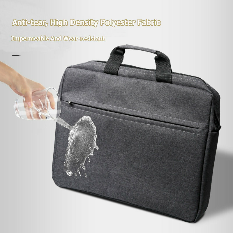 Borsa per documenti grigio moda borsa per Laptop antiurto valigetta da 14 pollici borsa da ufficio per uomo borsa da viaggio per affari