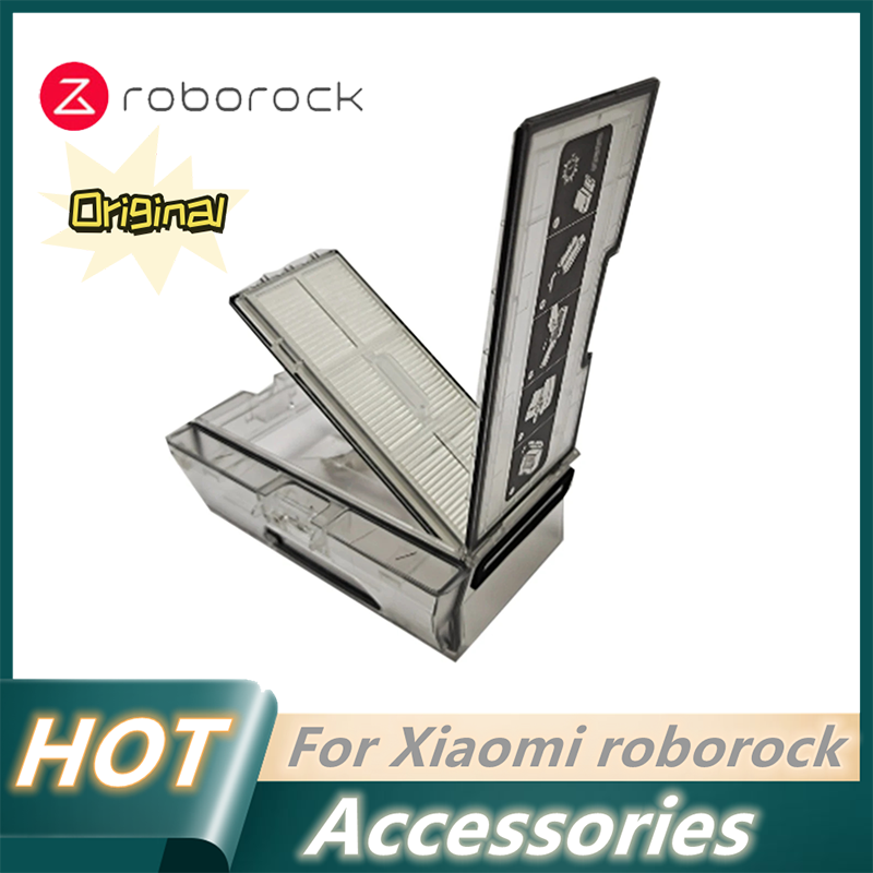 Roborock-Aspirador Robô com Filtro, Peças Originais, S7, S70, S75, Caixa de Pó, Acessórios, Novo