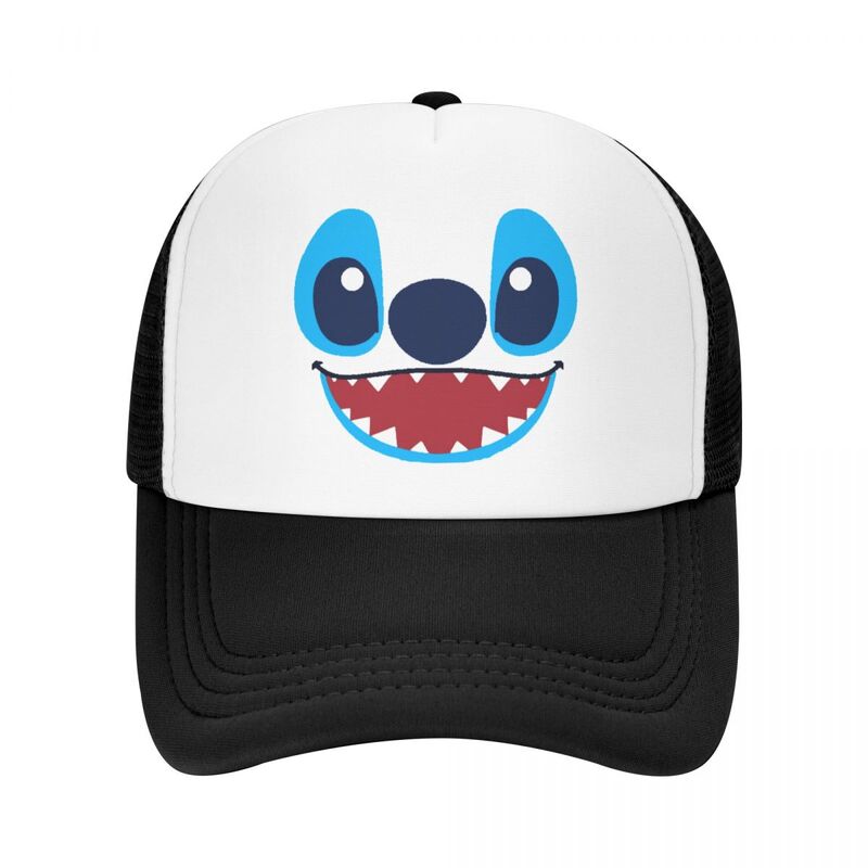 Personalized Stitch Baseball Cap Men Women Breathable Trucker Hat Streetwear