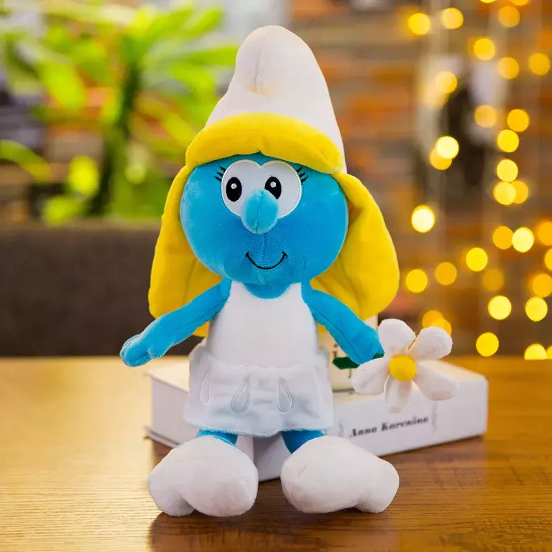 Новинка 2023, 40 см, мультяшный персонаж, креативный Smurf, милая плюшевая игрушка, кавайная кукла, детская мягкая игрушка, подарок на день рождения, Рождественский подарок