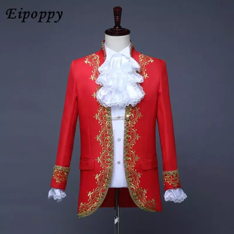 Disfraz de Prince Performance para hombre, traje de escenario para estudio, rey de Navidad