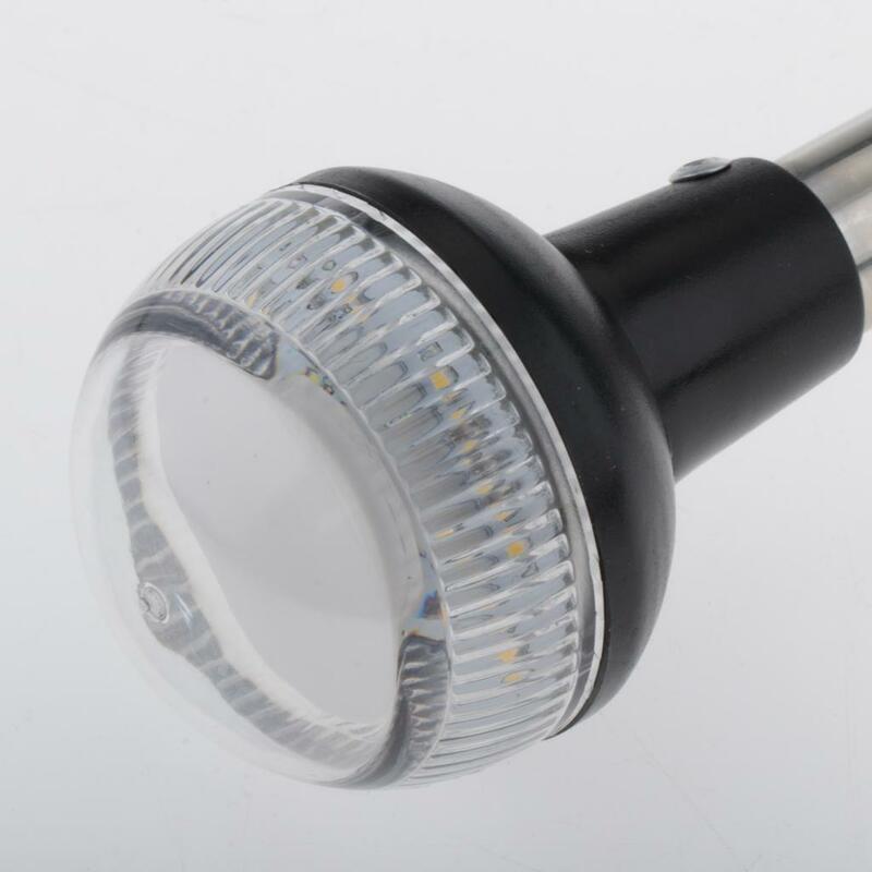Luz de navegación LED impermeable para yate, 593mm, 1,5 W, 12-24V, Luz Marina