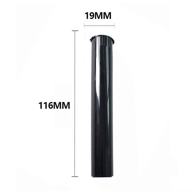 Cigarro plástico tubo de armazenamento 116mm tubo tubo tubo impermeável hermético cheiro prova cigarro sólido armazenamento selo recipiente