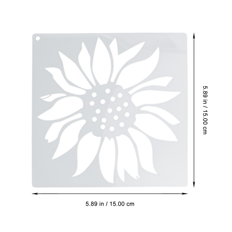 20 Pcs Flower Templates Painting Engraving Template Wall Templates For Painting Handicraft Drawing Hollow Out Reusable