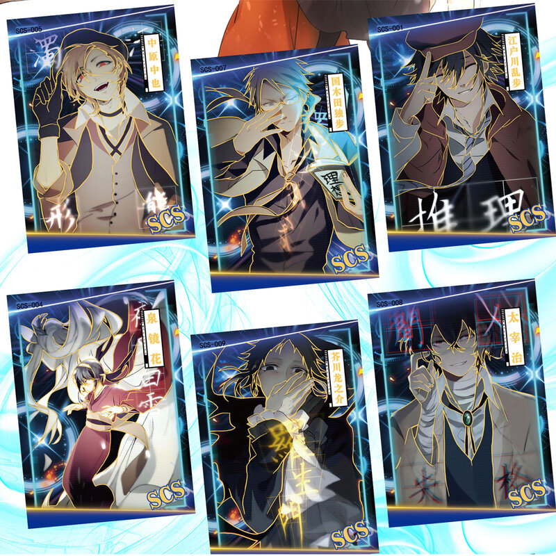2024 Newest Bungo Stray Dogs Collection Card Atsushi ACG TCG CCG Japanese Anime Booster Box Doujin Toy And Hobbies Gift