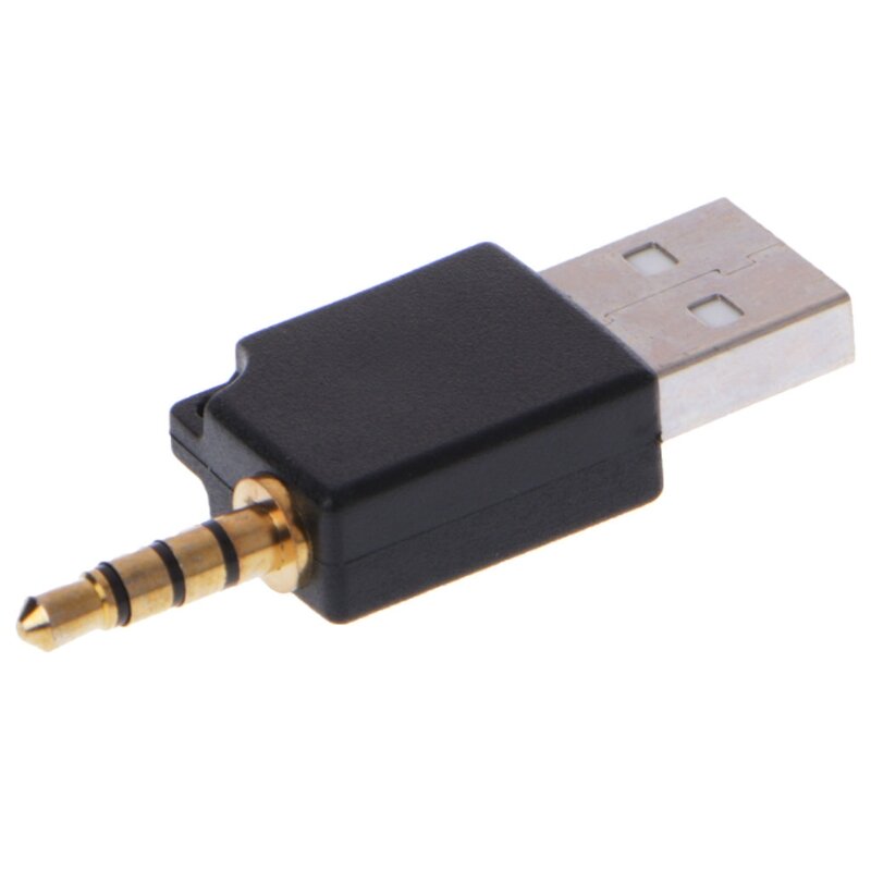 3.5Mm Ke USB 2.0 Adaptor Bantu Aux Pria untuk Apple untuk IPod untuk Shuffle 2nd MP3 Dropship