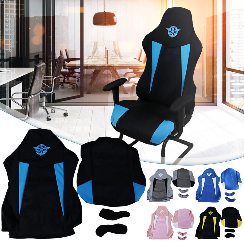Gaming Chair Cover Elastic Computer Chair Backrest Armrest Cover Protector Universal Soft Thicken Armchair Slipcovers