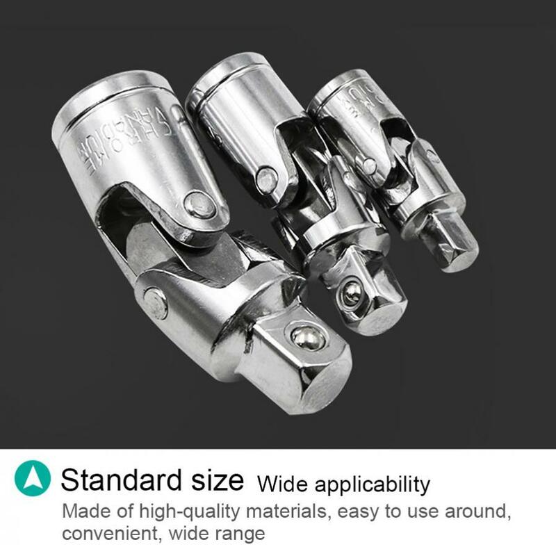360 Degree Socket Wrench Joint Swivel Knuckle Joint Air Impact Wobble Socket Adapter Hand Tools 1/2 3/8 1/4