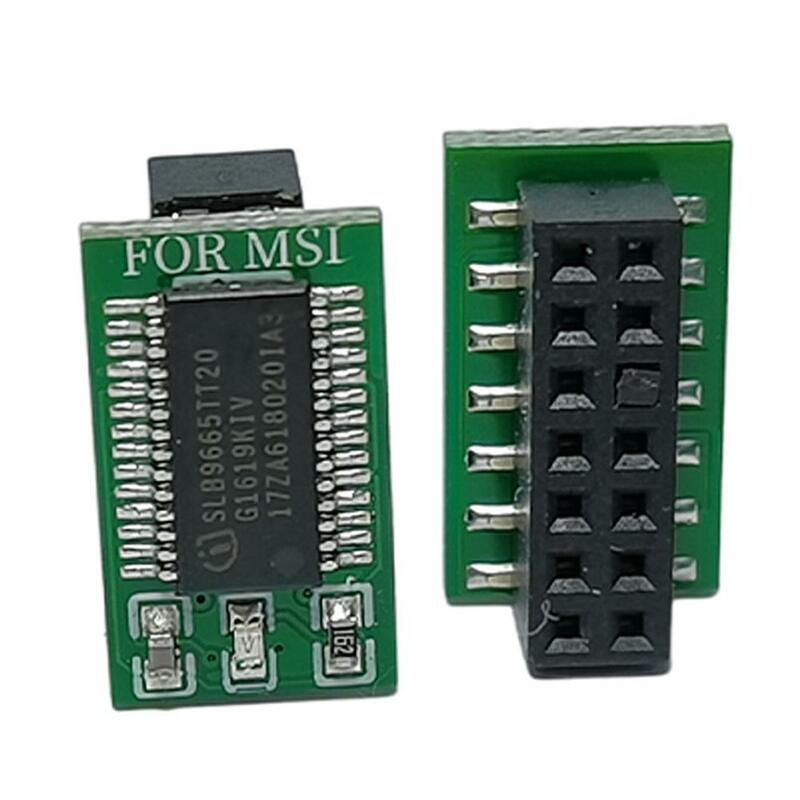 ASUS MSI GIGABYTE ASRock 암호화 보안 모듈, 원격 카드, TPM 2.0 모듈 보드, Q4B8, 12, 14, 18, 20 핀 LPC