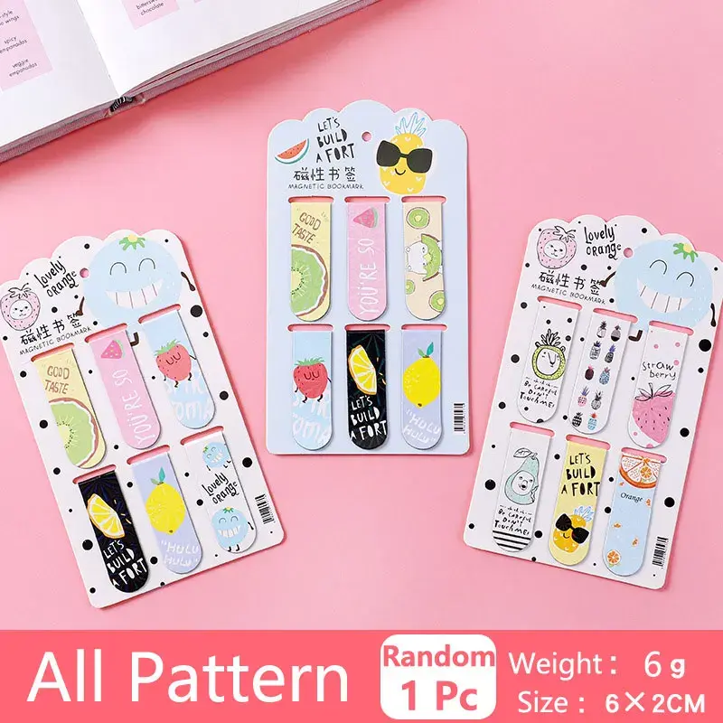 Cartoon Book Marks Read Plan Book Marks Cute Bookmarks For Kids Girls Gift Office School Supplies Novelty Stationery Bookmark
