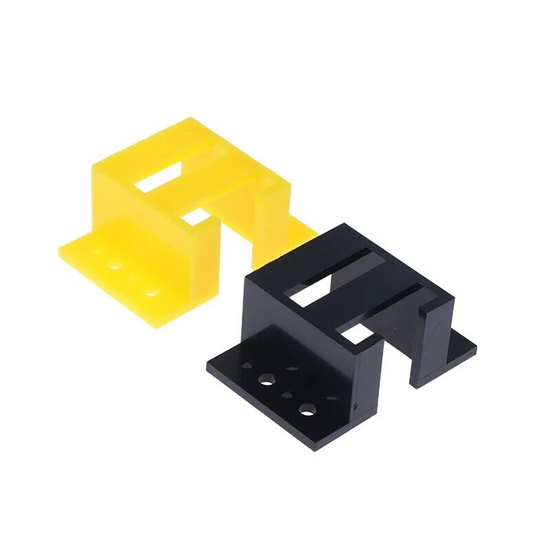 Soporte de plástico ABS para Base de Motor, accesorio de fijación para asiento, color negro y amarillo, 130, 180, 1 unidad