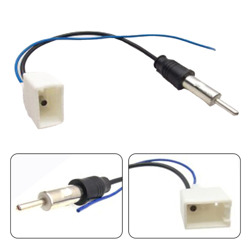 Harnas Radio Antenne Draad Connector Kabel Dc 12V Duurzame Vrouwelijke Adapter Plastic + Metaal Voor Toyota Hoge Kwaliteit
