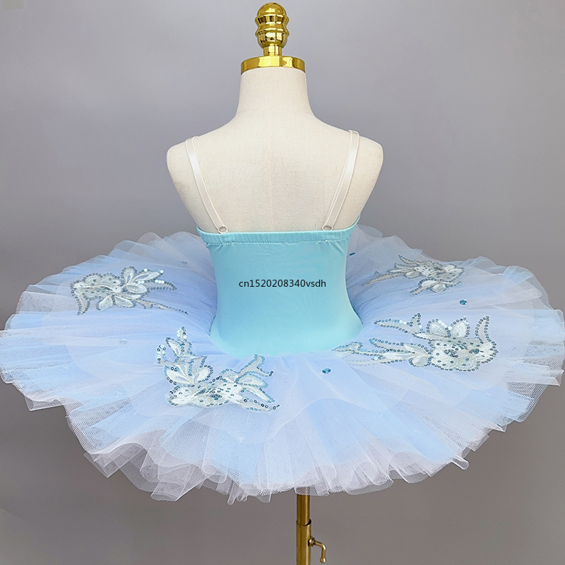 New Professional Ballet Girl Flat Pancake Picture Ballet Party Dress Adult Women's and Children's Ballet Dance Costume