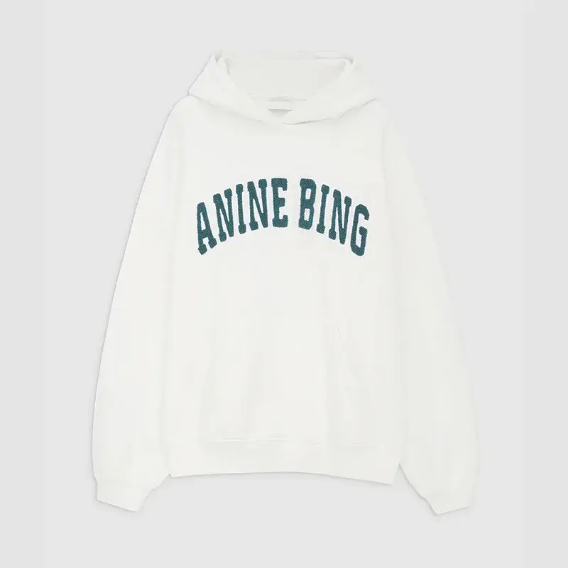 2024 Spring New AB Classic Handmade Embroidery Hoodie with Letter and Number for Women