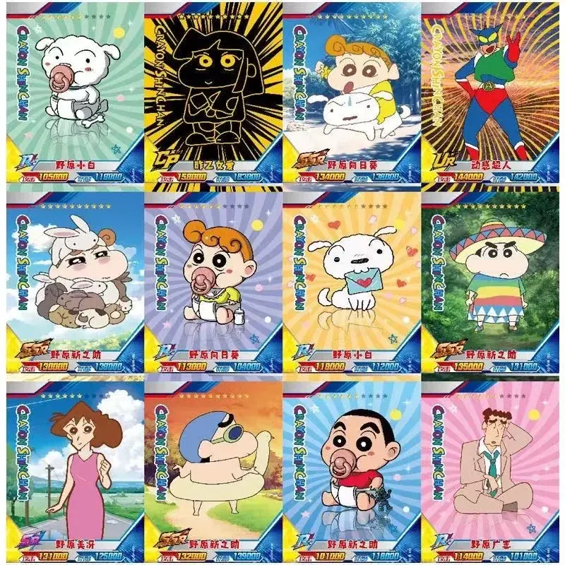 Crayon Shin-chan Cards Nohara Shinnosuke Aoi muto Shin-chan Masao carte da collezione giocattoli per bambini