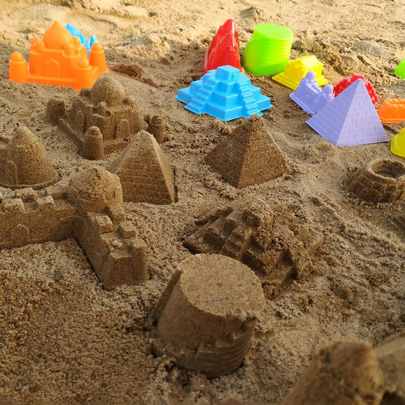 Juguetes de playa de plástico para niños, 6 piezas, juguete de arena, juego de baño para niños Regalos de cumpleaños y Navidad para niños, Juguetes de Playa, 외장장감 감