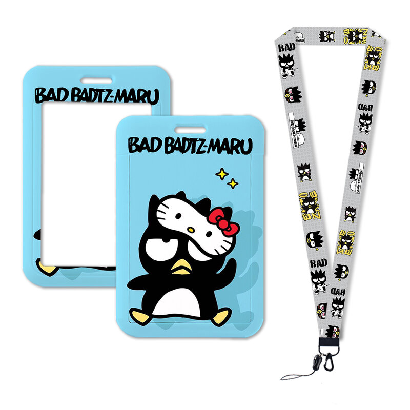 W Lanyards Card Neck Strap BADTZ-MARU Lanyards ID Badge Holder Keyrings Accessories Gifts Keychain Key Holder Hang Rope