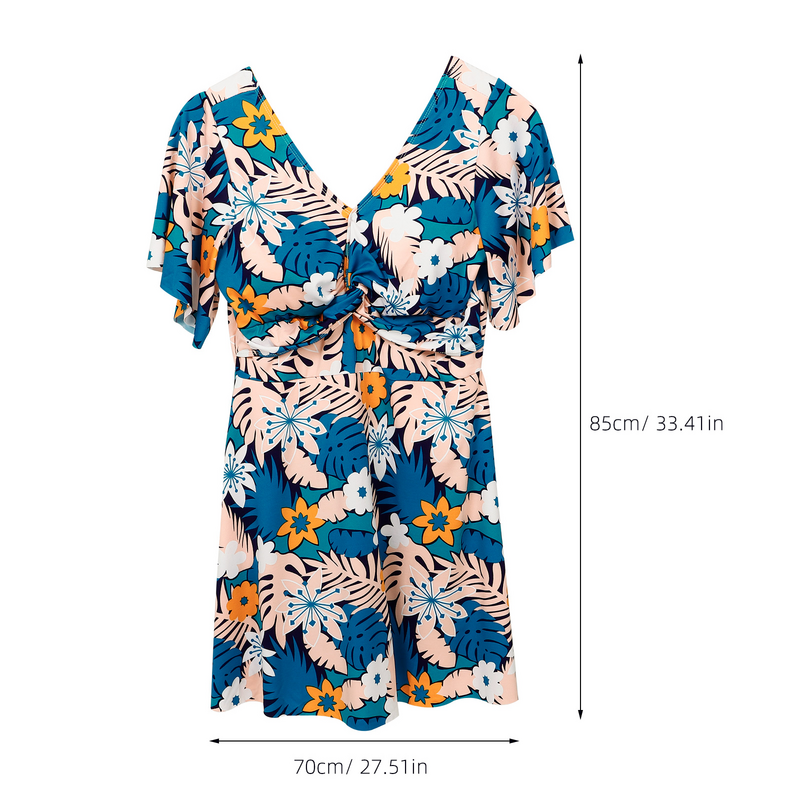 Женский летний купальник, пляжный купальный костюм, женское платье для плавания, женский купальник (L)
