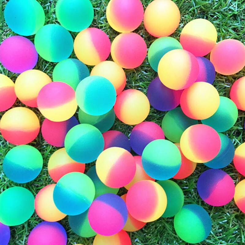 1PC 32mm Jumping Rubber Ball Toy Clear Anti Stress Bouncing Balls Outdoor Pool Kids Water Balls Toys Games Bath Swimming Pl J0F6