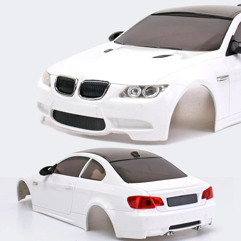 Corpo plástico do carro do ABS M3 Shell, Distância entre eixos para o carro 1/28 RC, XRX DRZ HGD1, MINI-Q, Mini-Z, Wltoys, 102 mm
