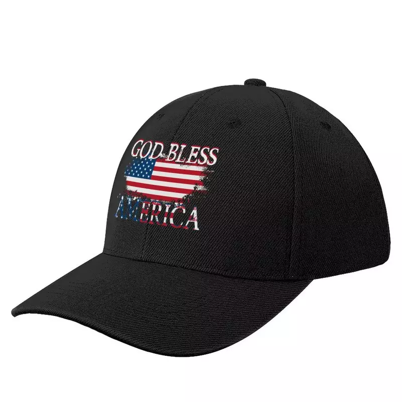 Tuhan memberkati Amerika topi bisbol pria wanita, topi pesta memancing, topi Golf elegan pria dan wanita