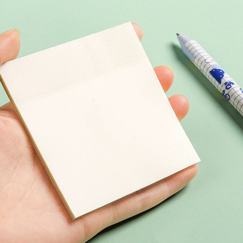 50Sheets/Bag Clear Square Sticky Notes Bookmark Index Memo Pad Posted It Sticky ​Notes Stationery ​Paper Sticker School Supplies