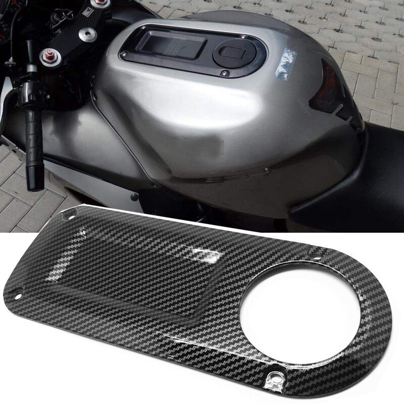 Панель обтекателя топливного бака мотоцикла для Kawasaki Ninja ZX12R ZX-12R ZX 12R 2000 01 02 2003 2004 2005 углеродное волокно