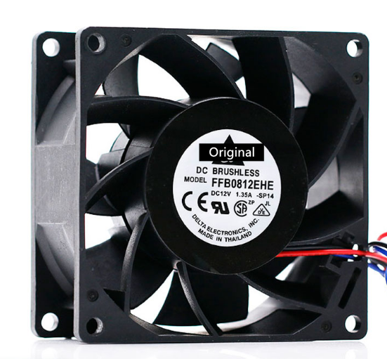 Original new 100% working 8038 12V 80mm 1.35A 8 chassis cooling fan FFB0812EHE 80*80*38mm