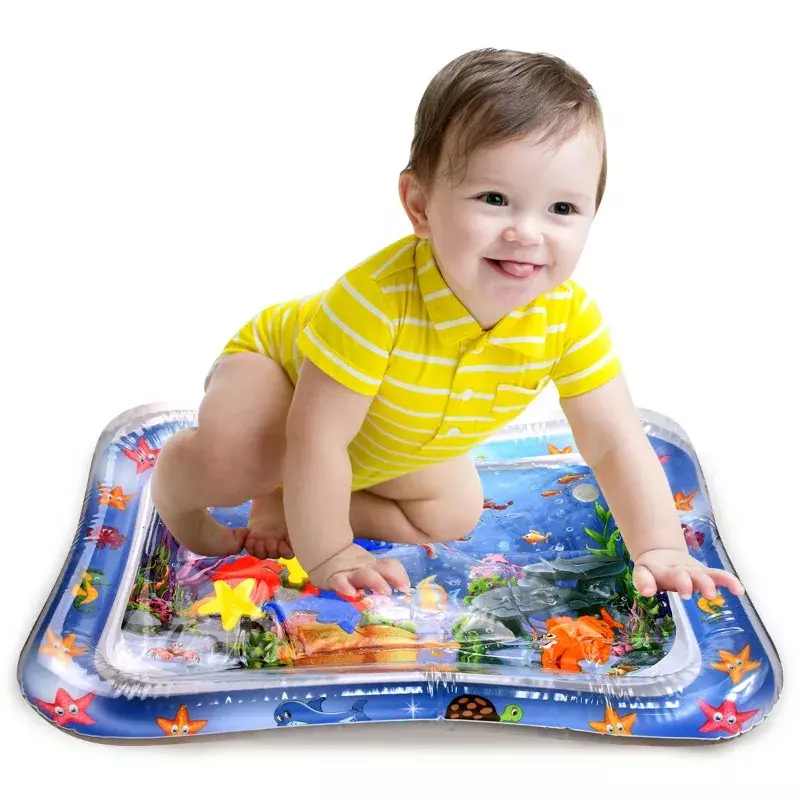 Baby Water Mat Opblaasbare Kussen Baby Peuter Water Speelmat Voor Kinderen Vroege Educatie Ontwikkelen Kind Speelgoed Zomer Speelgoed Cadeau