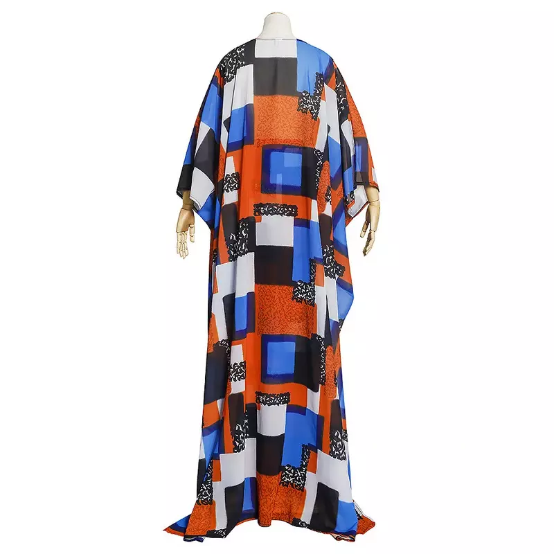 Robe Longue à Carreaux et Jambes Larges pour Femme, Grande Taille, Trempée, Europe et États-Unis, S9157