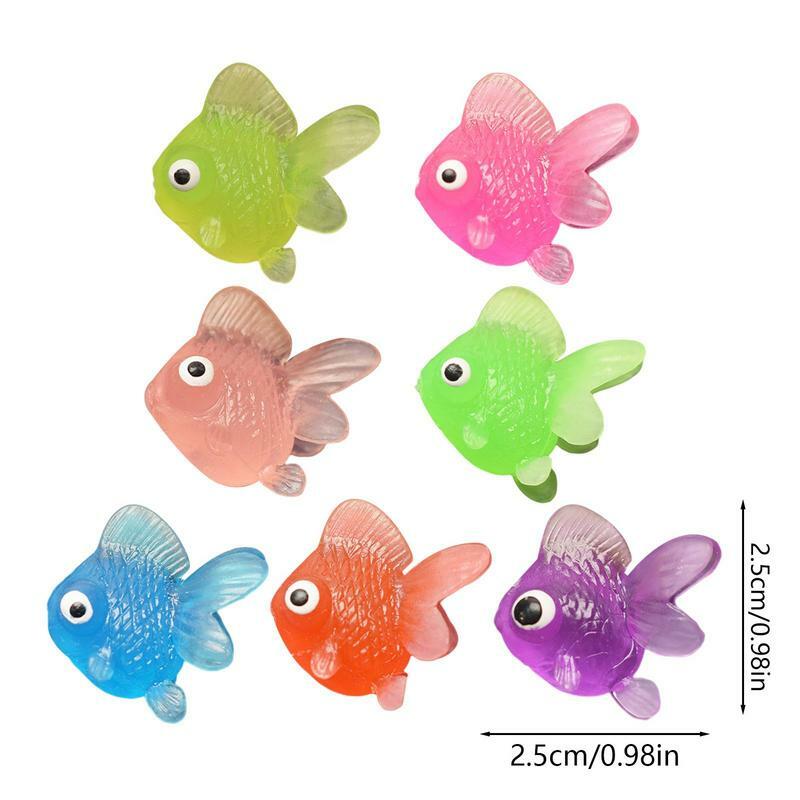 Artificial Gold Fish Miniature Goldfish Figurines 10pcs Realistic And Interactive Miniature Fish Model For Fish Tank Sketching