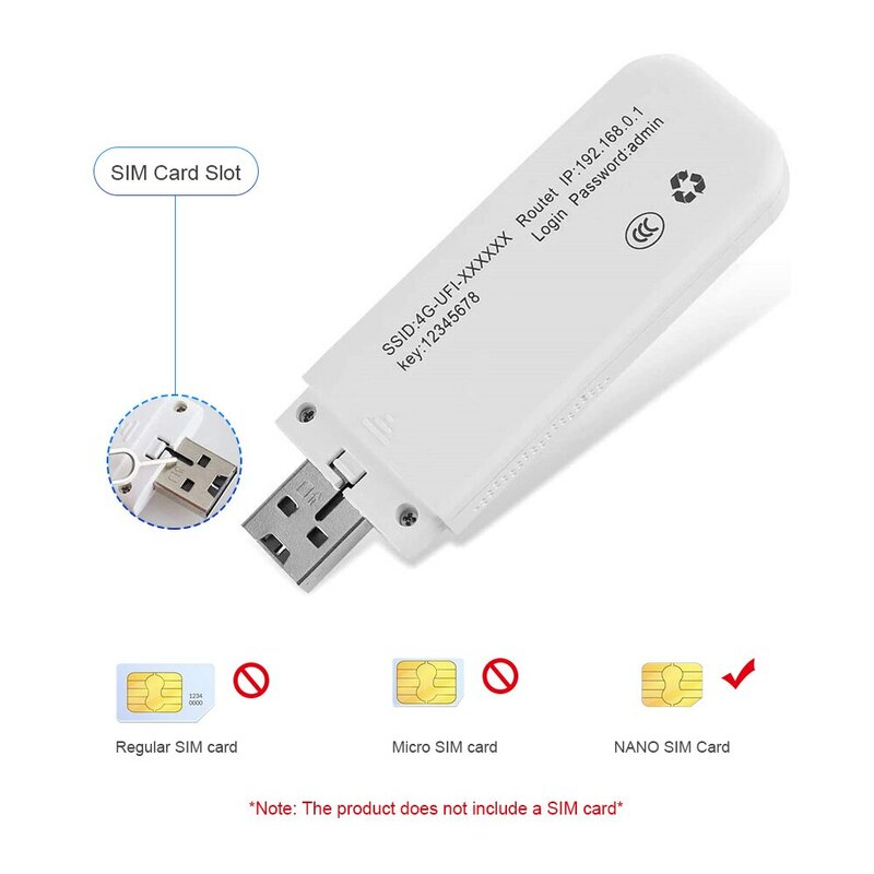LDW931 Lte Router Modem 4G Wifi SIM Card Dongle Portable Mobile Wifi Uif Plug and Play Suitable for Europe Korea Russia