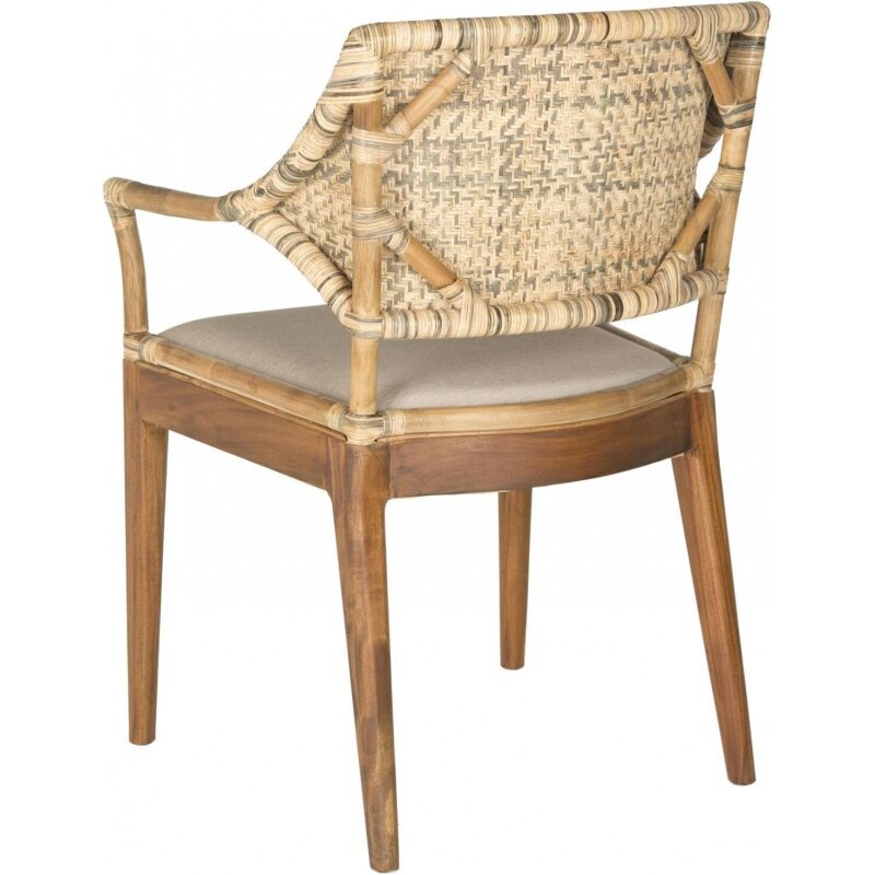 Safavieh Home Collection Carlo Arm Chair, Honey