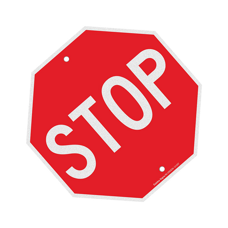 Стоп-знак, поставка светоформенной таблички для дорожных эмблем, уличные знаки, безопасность спальни