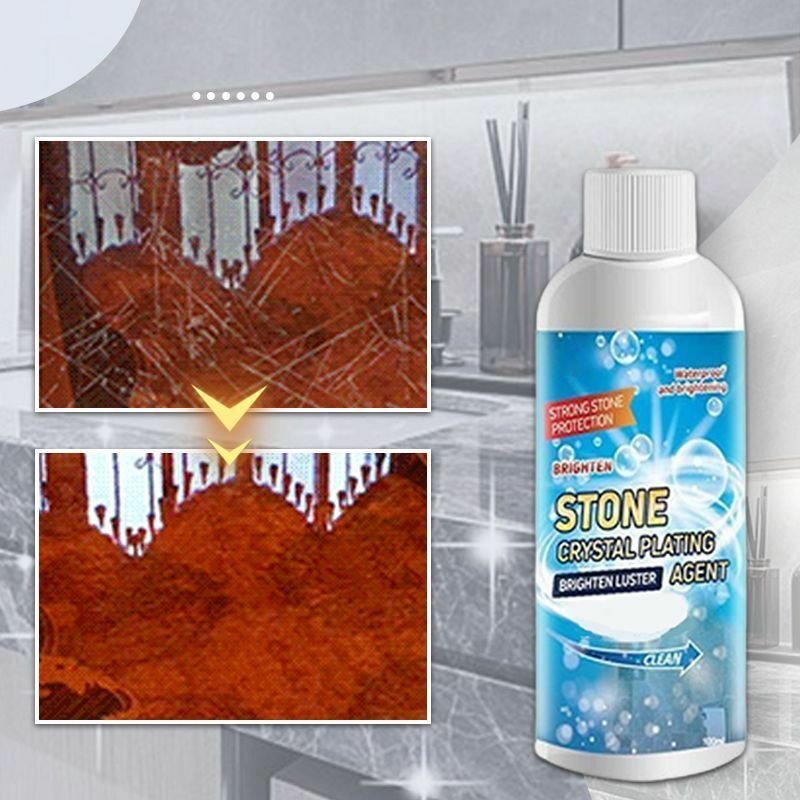 100ml Stone Crystal Plating Agent Stonework Polishing And Coating Agent Marble Quartz Tile Anti-Corrosion Incremental Crystal