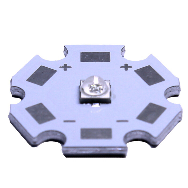 LED 칩 비드 다이오드 이미터, 20mm 보드, 미국 정품 3535 XT-E XTE, 3W, 5W, 로얄 블루, 450-455NM, 10 개/로트