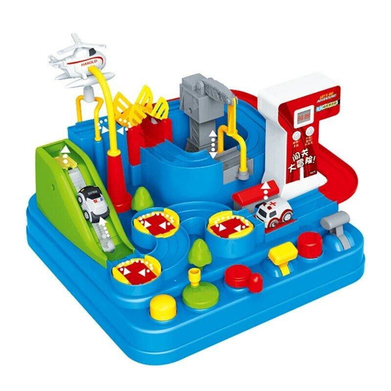 Samochodowe zabawki przygodowe tory wyścigowe zabawka dla małych dzieci samochody zabawkowe interaktywne klasyczne zabawki dla 3 4 5 6 7 8-letnich chłopców dziewcząt-Drop Ship
