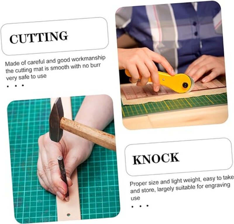 Esteira de corte para artesanato artesanal, tábua de corte, almofada de costura, ferramentas de escultura, DIY Art Tool Props, tamanho A4 e A5, novo