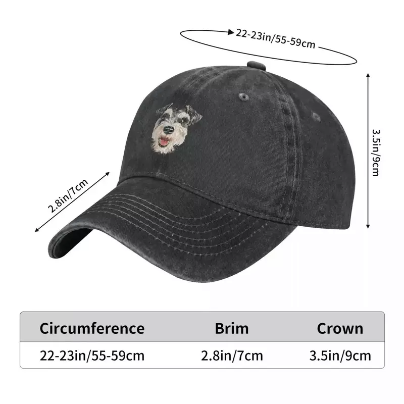 Смайлик Шнауцер ковбойская шляпа винтажная Кепка для гольфа мужская Роскошная Брендовая женская